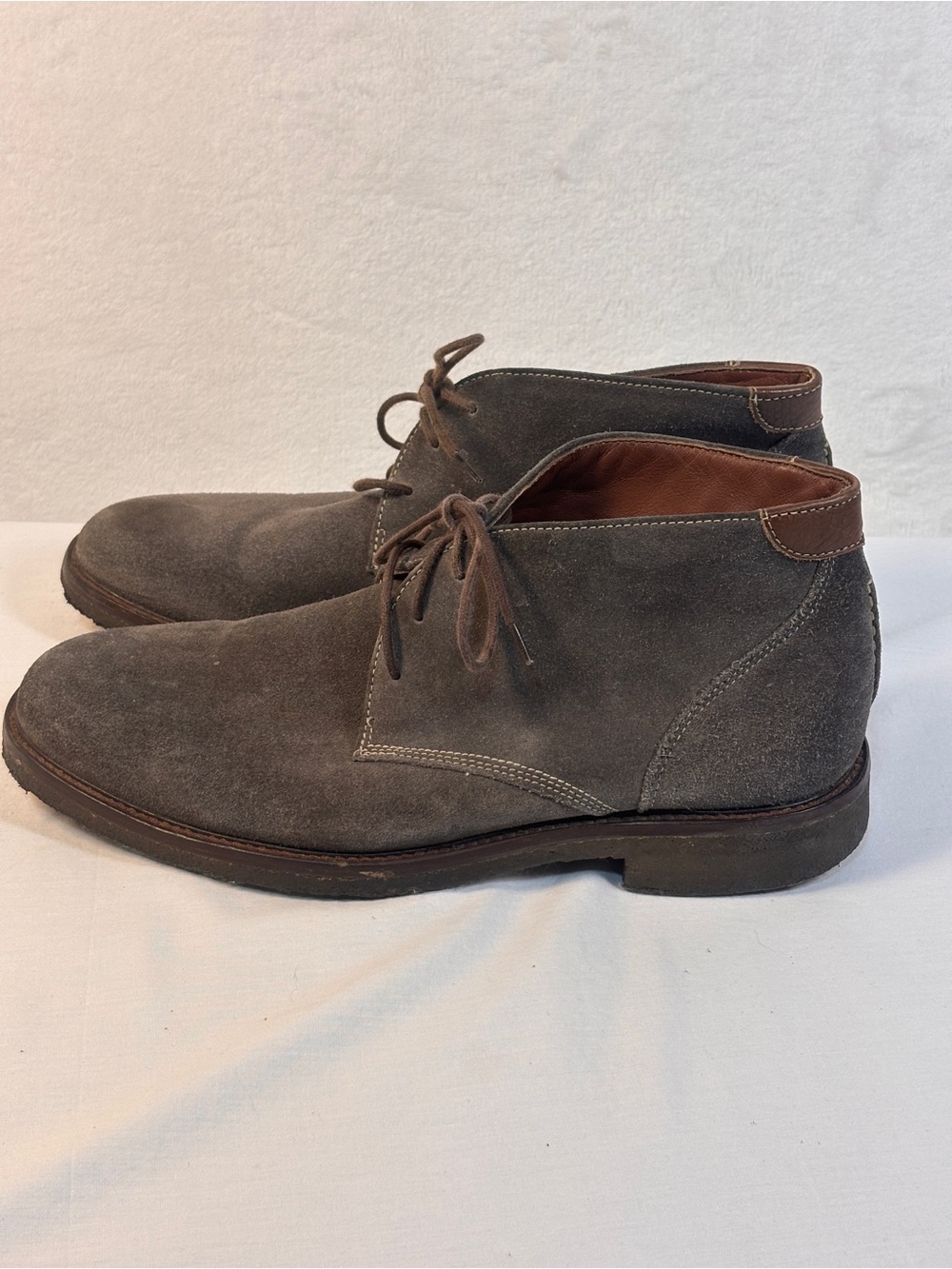 Johnston & Murphy Copeland Suede Chukka Boots Gray Men's Size 9 Style 25-1567